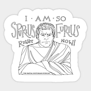 Spurius Furius - Plain Sticker